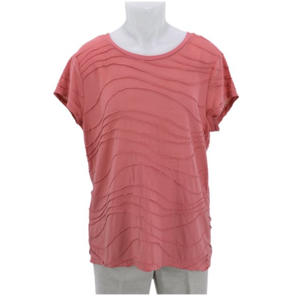 Simply Vera Salmon Short Sleeve T-Shirt (XL) - Picture 1 of 3